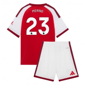 Arsenal Mikel Merino #23 Hjemme skjorte til barn 2026-27 Kortermet (+ korte bukser)